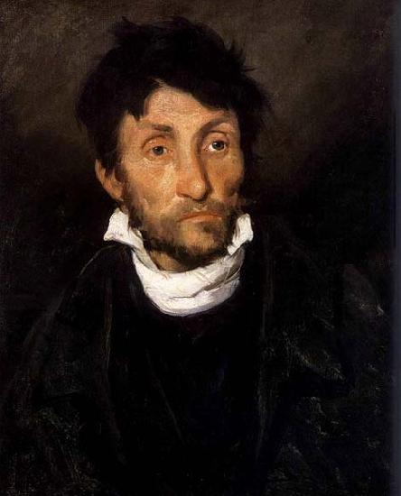 Theodore   Gericault Portrait of a Kleptomaniac oil painting image
